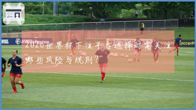 2026世界杯下注平台选择时需关注哪些风险与规则？